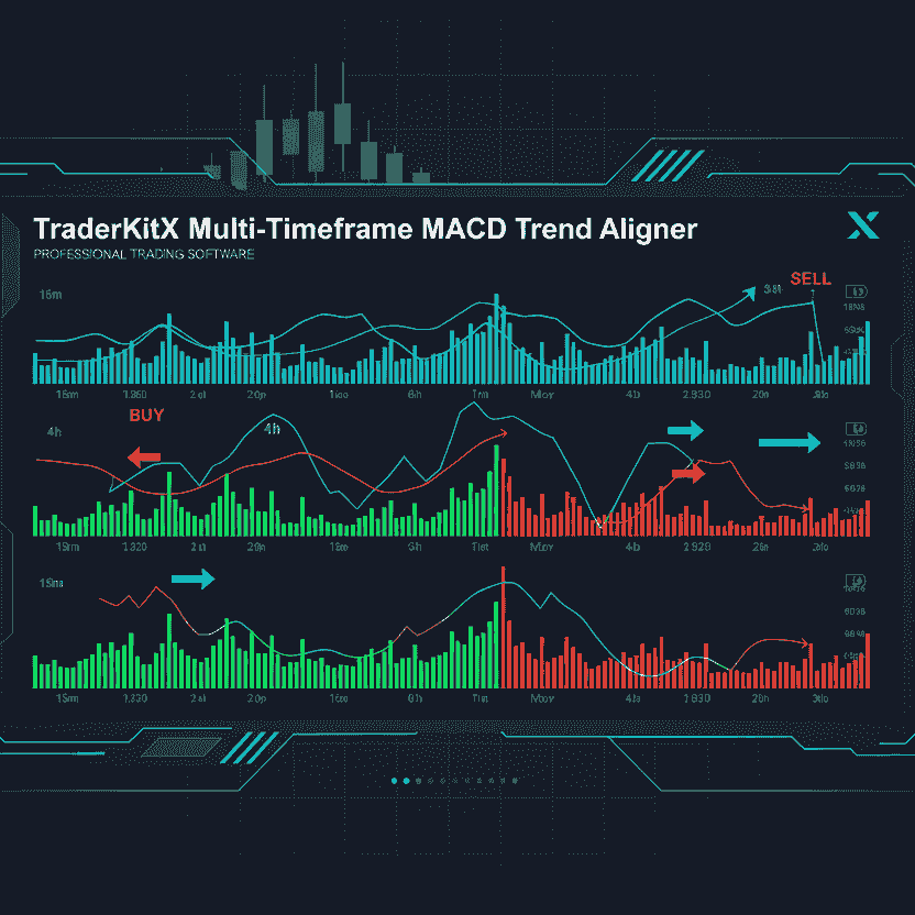 TraderKitX Multi-Timeframe MACD Trend Aligner Indicator