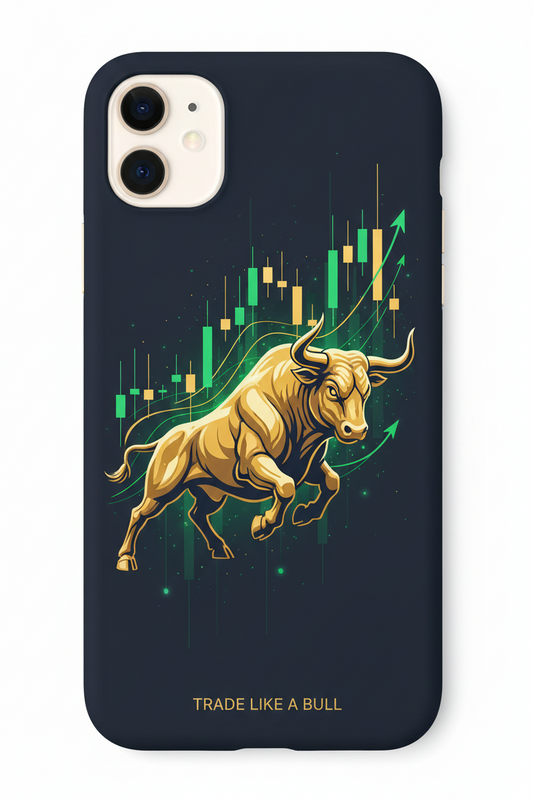 Bull Trading iPhone Case: The Perfect Phone Case for Traders & Investors - TraderKitX