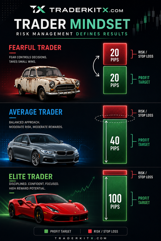 Fearful vs. Average vs. Elite Trader: How Risk Management Shapes Your Trading