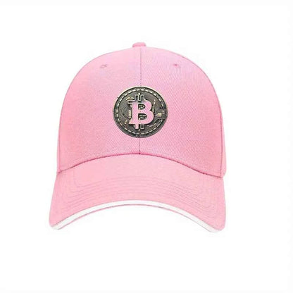 Bitcoin Crypto Baseball Cap – Unisex Adjustable Cotton Hat for Men & Women