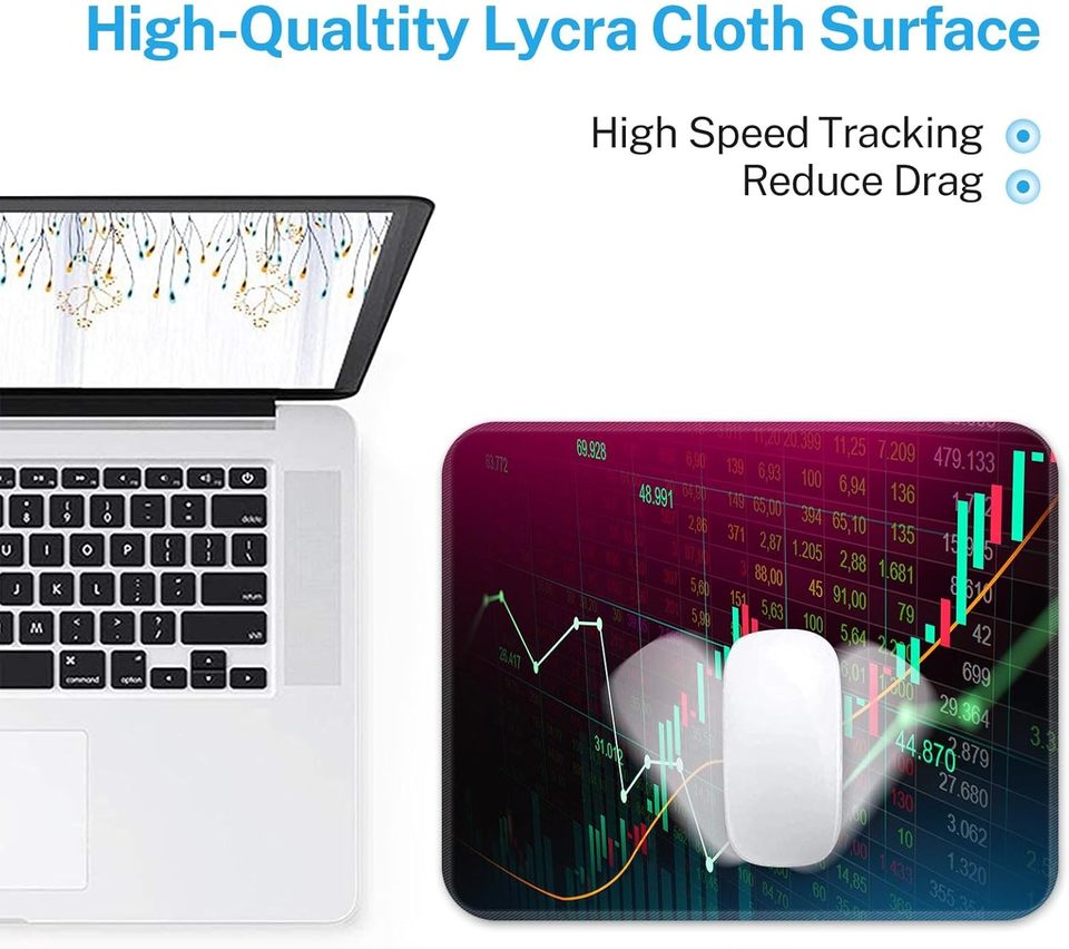 Trading Chart Cheat Sheet Mouse Pad – Premium Anti-Slip Desk Mat